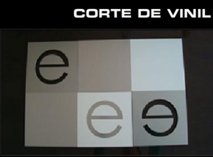 CORTES EN VINIL